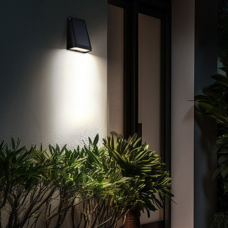Modern Black LED Waterproof Wall Sconce for Outdoor & Indoor Use