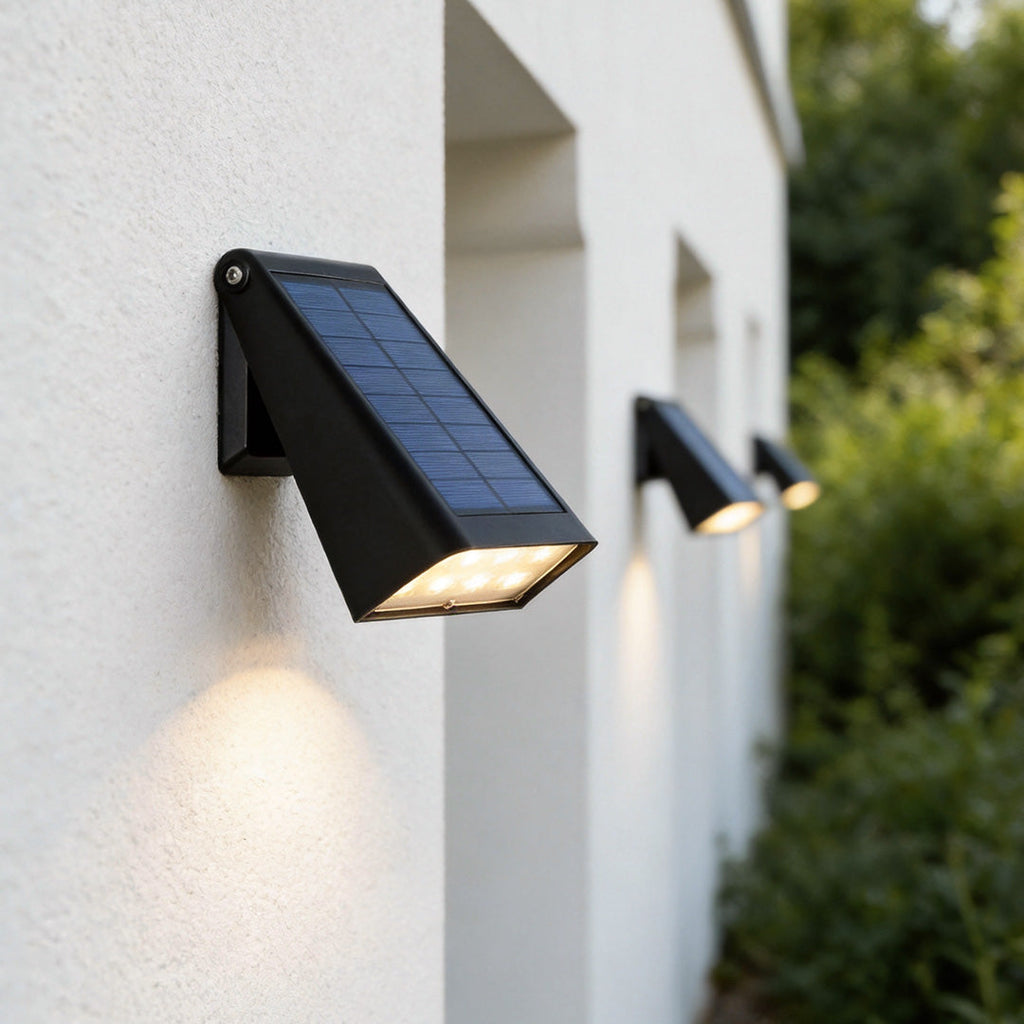 Modern Black LED Waterproof Wall Sconce for Outdoor & Indoor Use