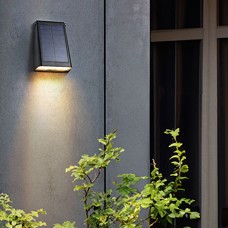Modern Black LED Waterproof Wall Sconce for Outdoor & Indoor Use