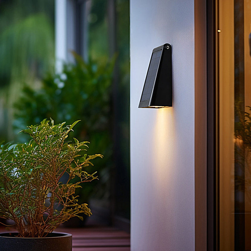 Modern Black LED Waterproof Wall Sconce for Outdoor & Indoor Use