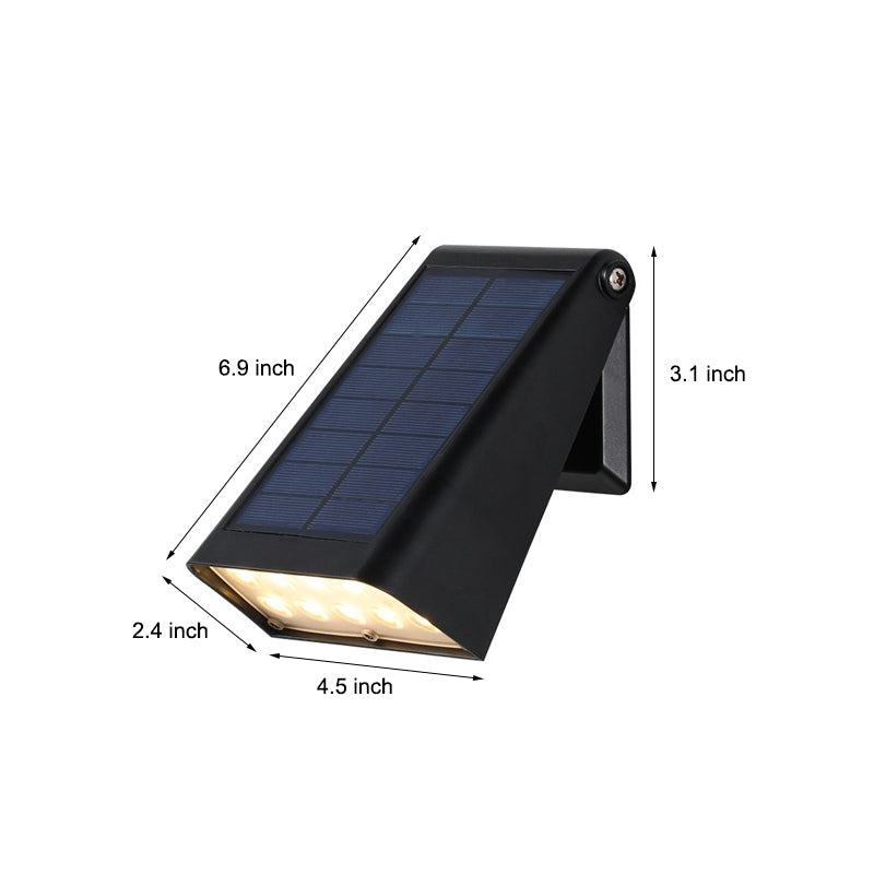 Modern Black LED Waterproof Wall Sconce for Outdoor & Indoor Use