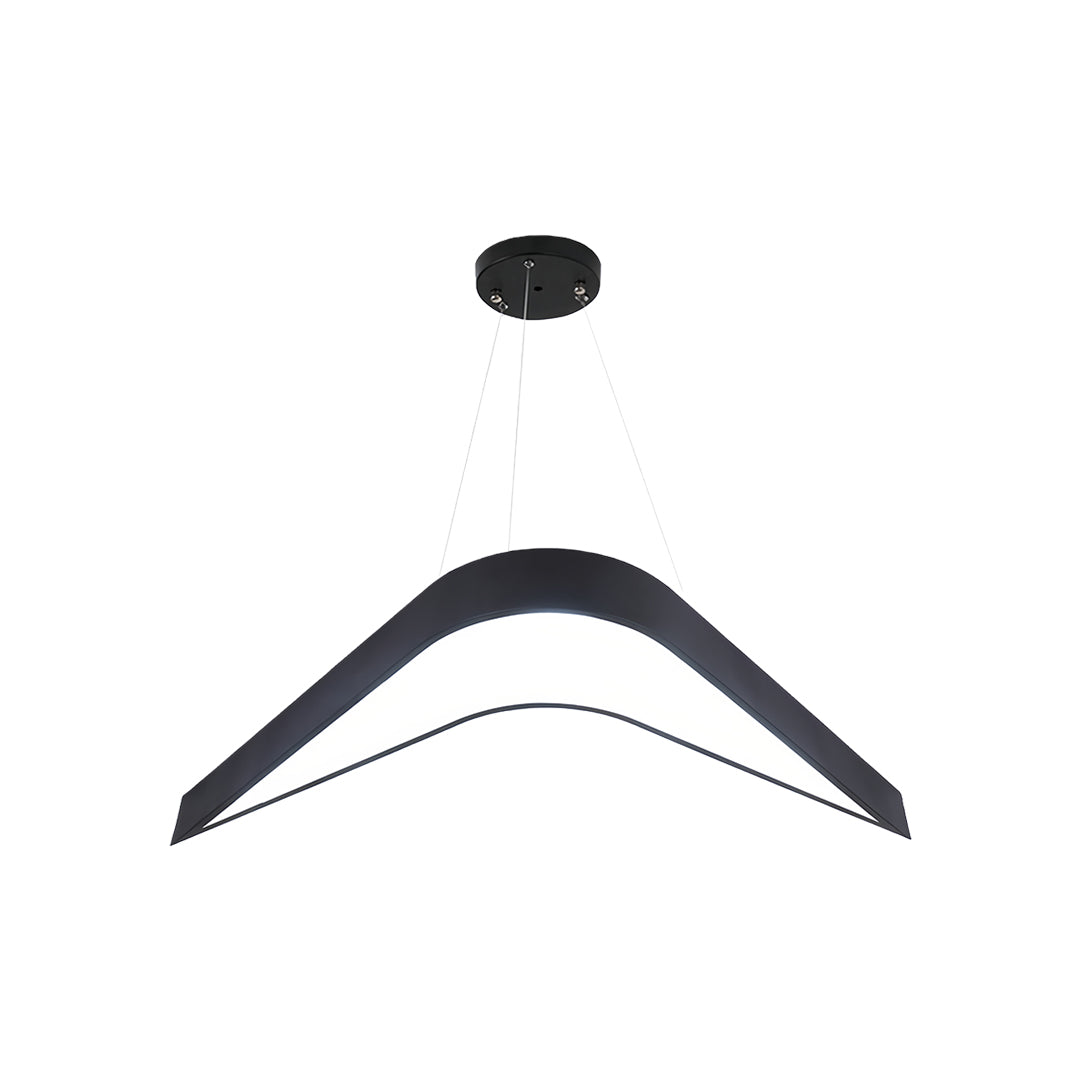 Stylish Black Wrought Iron Swallowtail Chandelier for Dining Room Lighting