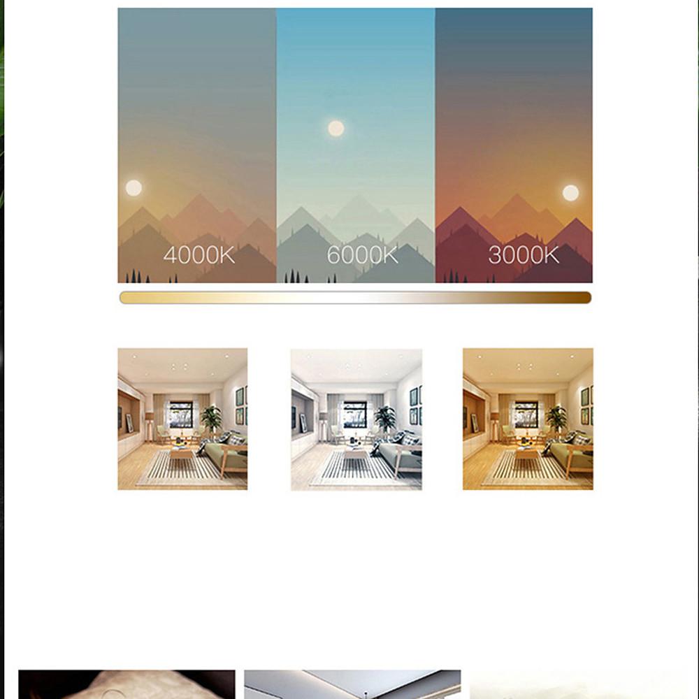 Modern White Circular LED Dimmable Bladeless Ceiling Fan with Light Remote for Living Room