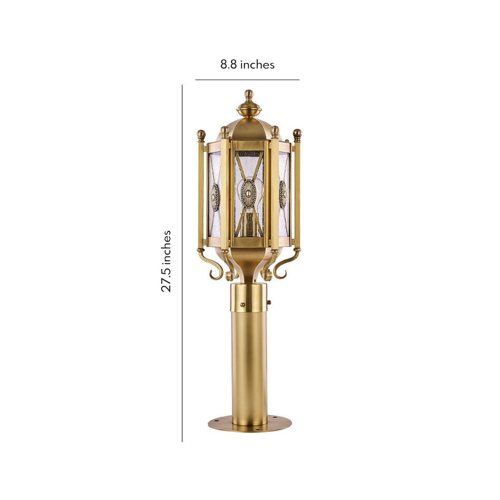 Rustic Copper Waterproof Pathway Lights for Outdoor Garden Walkways