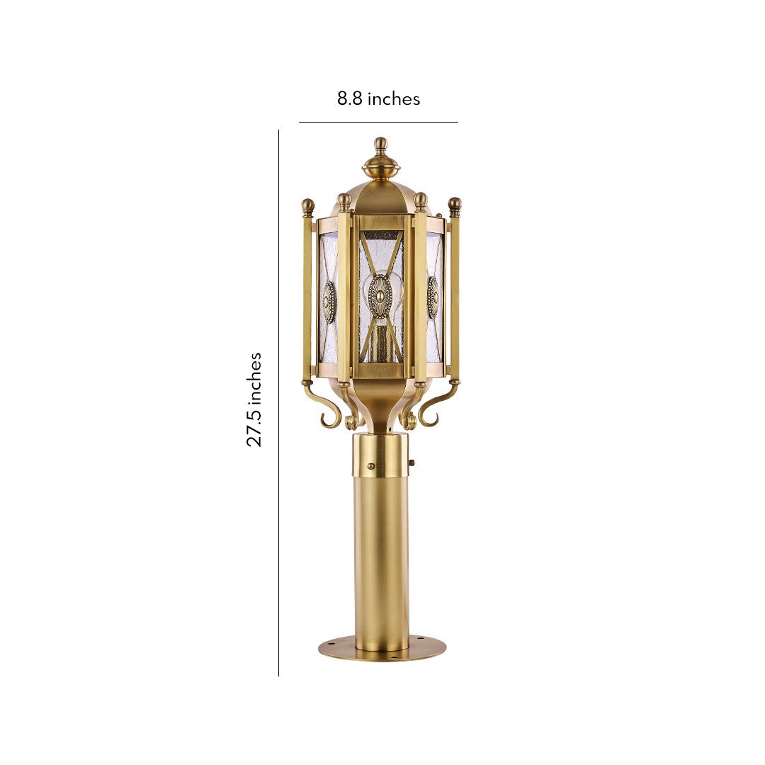 Rustic Copper Waterproof Pathway Lights for Outdoor Garden Walkways
