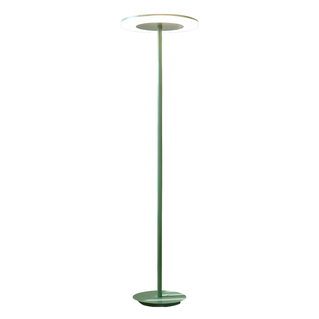 Dimmable Macaron Round Floor Lamp in Colorful Modern Design for Living Room