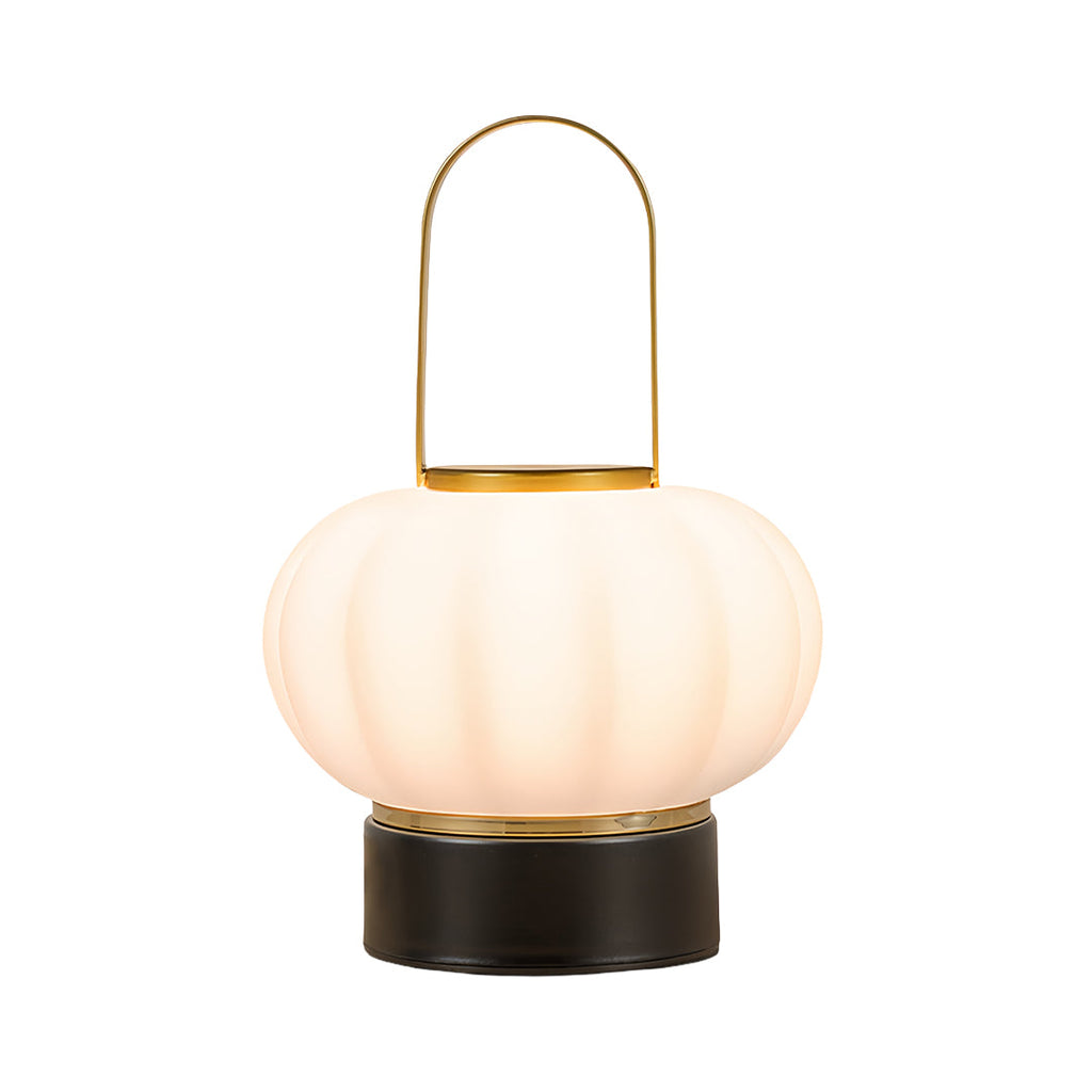 Nordic Style LED Lantern Table Lamp in Warm White for Cozy Living Rooms