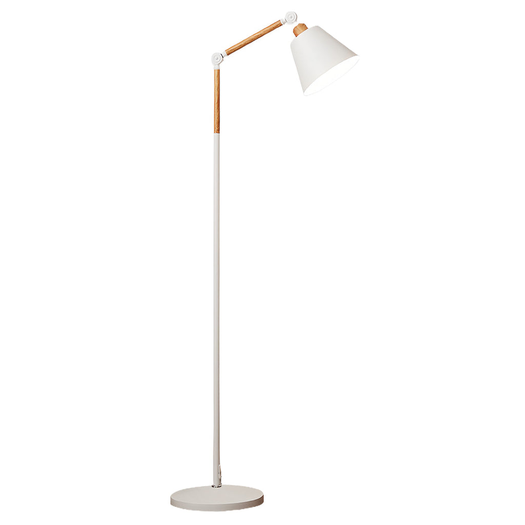 Contemporary Adjustable Metallic Floor Lamp for Living Room Bedroom