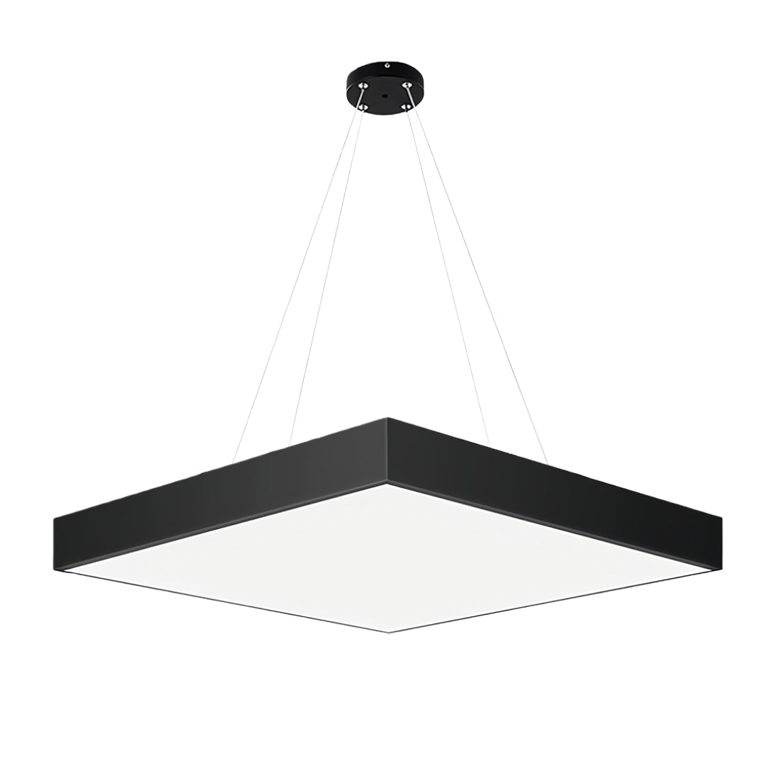 Modern Black Multi-Diamond LED Chandelier Light for Living Room Dining