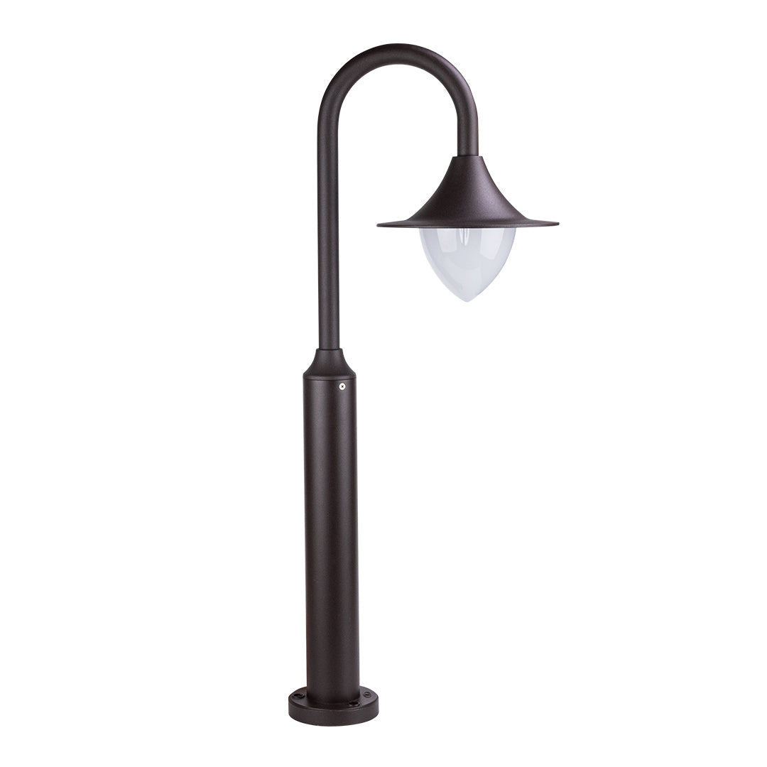 Minimalist Black Metal LED Garden Path Light for Outdoor Elegance