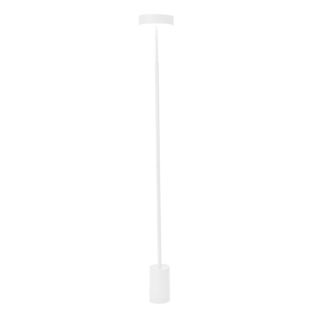 Chic Dimmable Petite Modern Floor Lamp in Black for Living Room Reading
