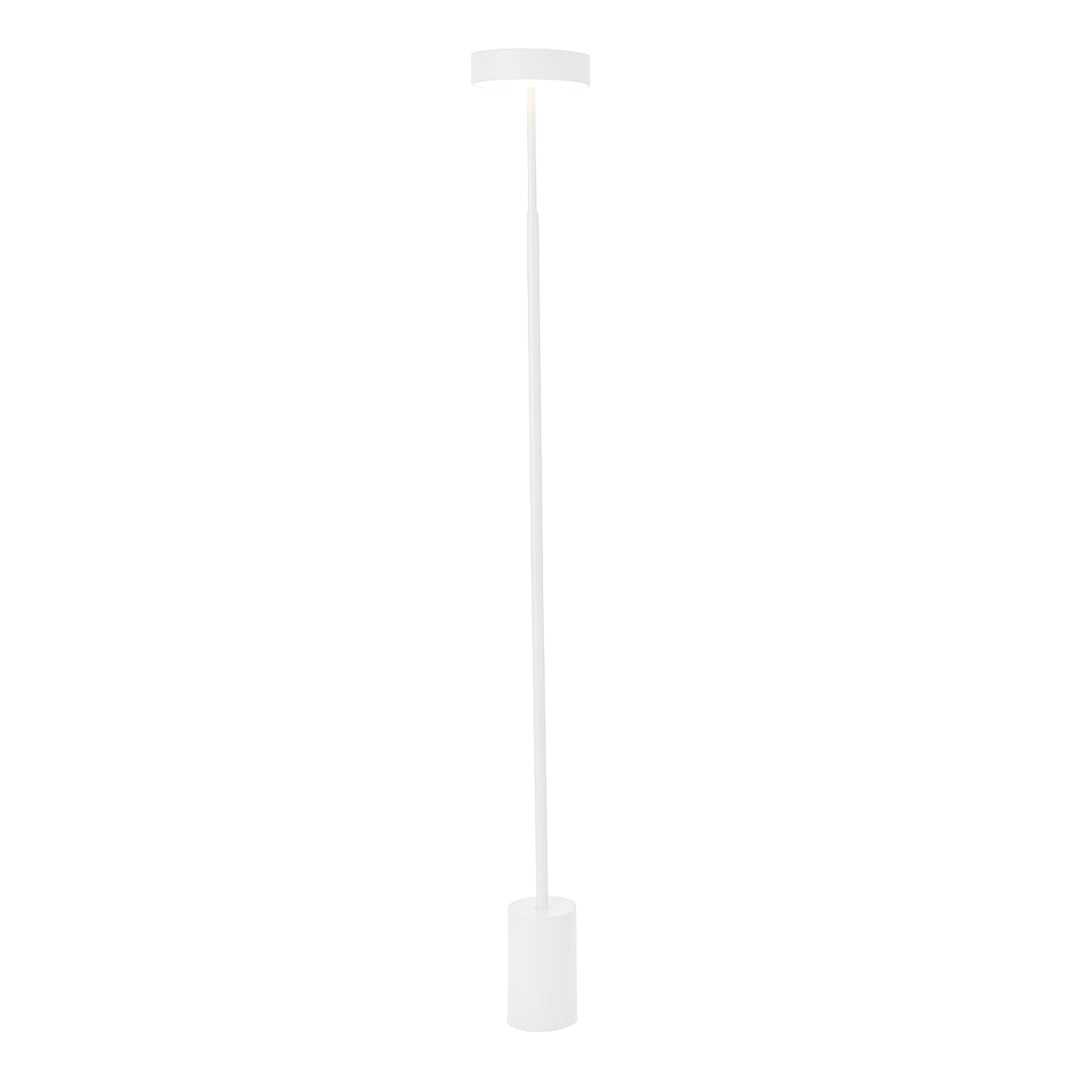 Chic Dimmable Petite Modern Floor Lamp in Black for Living Room Reading