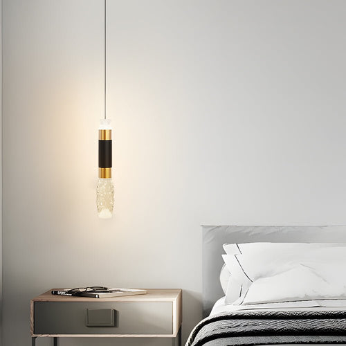 Contemporary Silver Aluminum 3-Step Dimming LED Pendant Light for Living Room