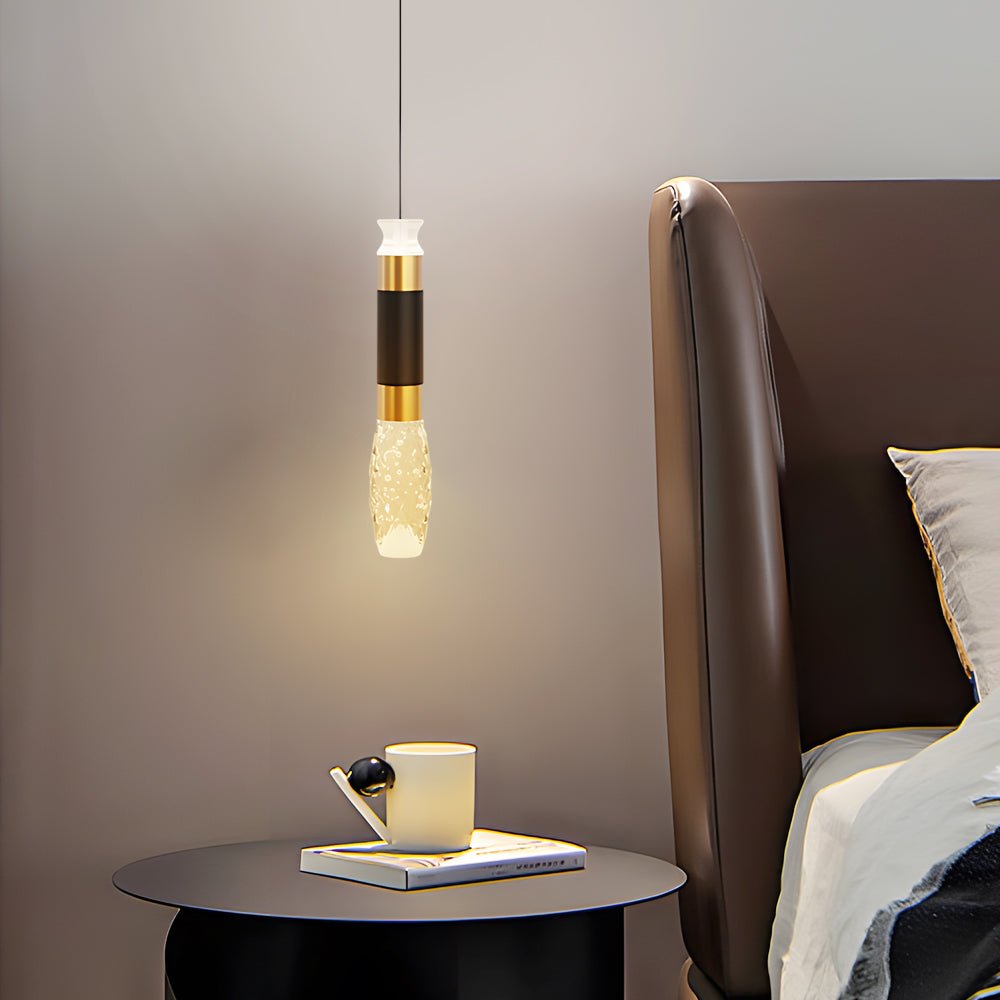 Contemporary Silver Aluminum 3-Step Dimming LED Pendant Light for Living Room