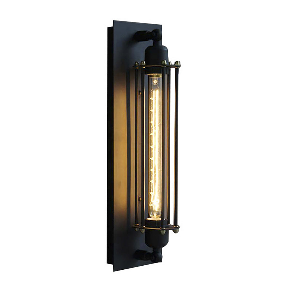 Black Iron Vintage Industrial Wall Sconce Light for Home Decor Elegance