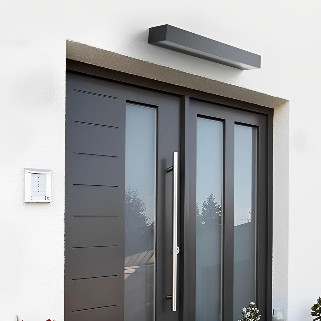 Modern Waterproof LED Porch Light Fixture with Elegant Design for Entryway