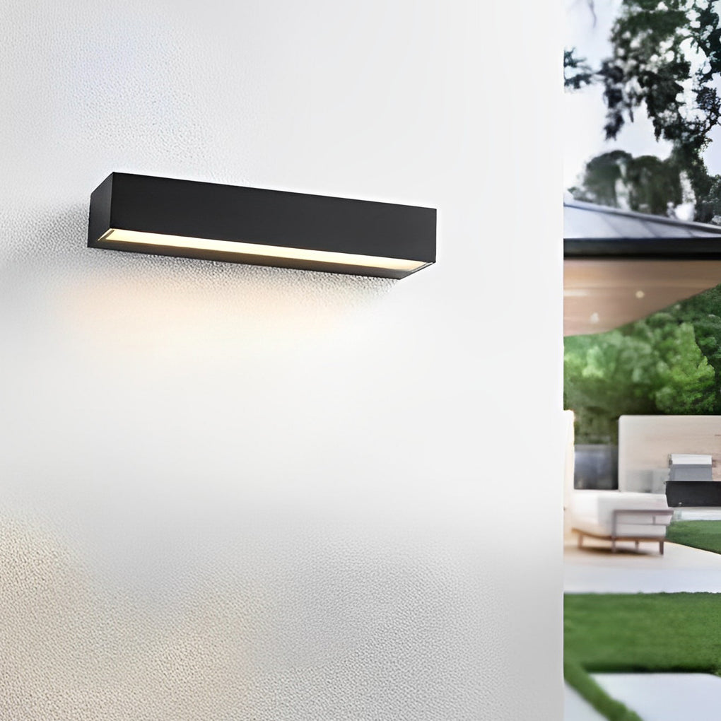 Modern Waterproof LED Porch Light Fixture with Elegant Design for Entryway