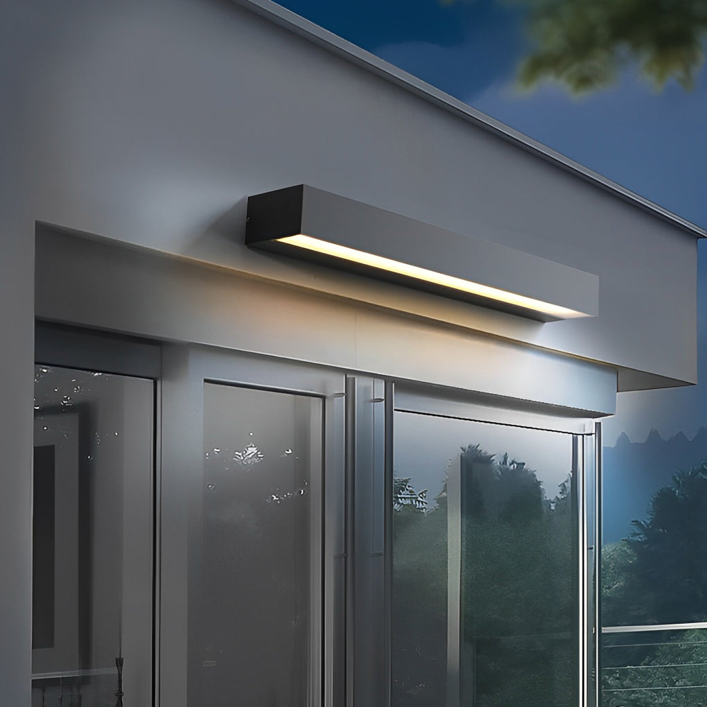 Modern Waterproof LED Porch Light Fixture with Elegant Design for Entryway