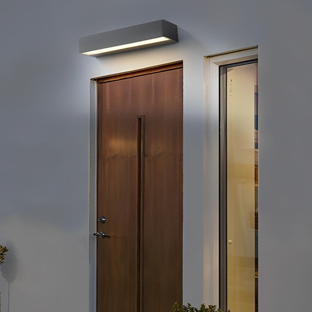 Modern Waterproof LED Porch Light Fixture with Elegant Design for Entryway