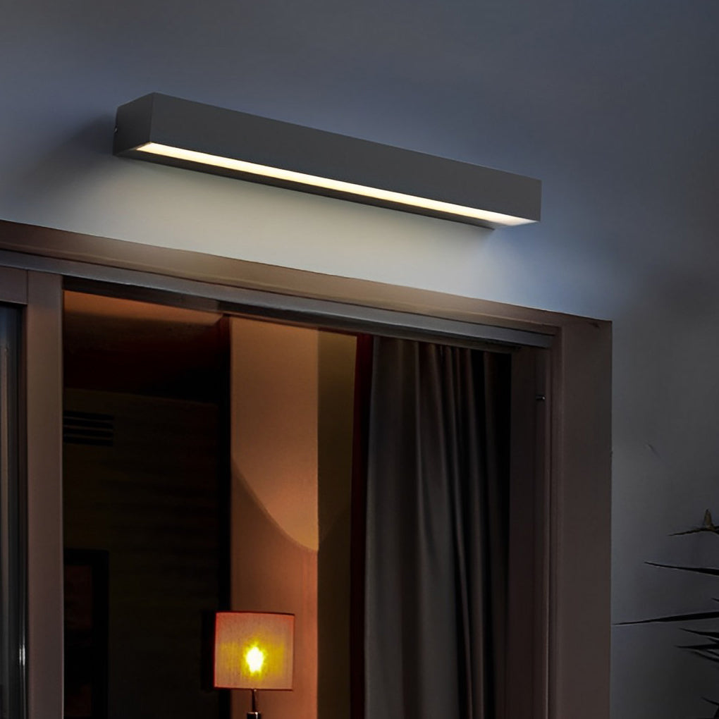 Modern Waterproof LED Porch Light Fixture with Elegant Design for Entryway