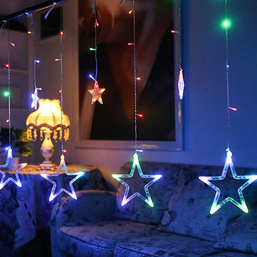 8.2 ft Acrylic Star LED Fairy String Lights for Christmas Wedding Decor