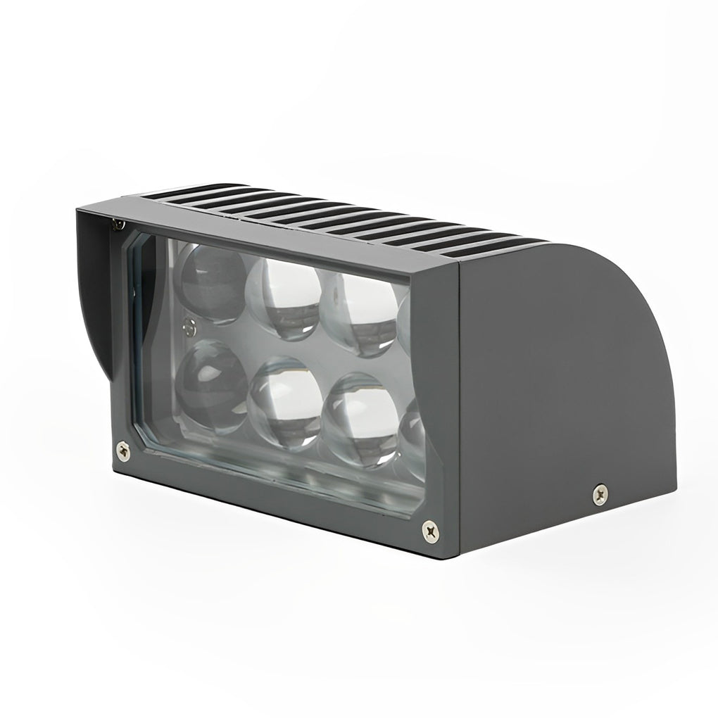 Waterproof Modern LED Wall Spot Lights in Sleek Black for Outdoor Spaces