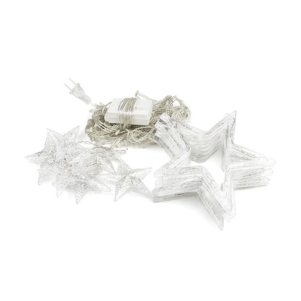 8.2 ft Acrylic Star LED Fairy String Lights for Christmas Wedding Decor