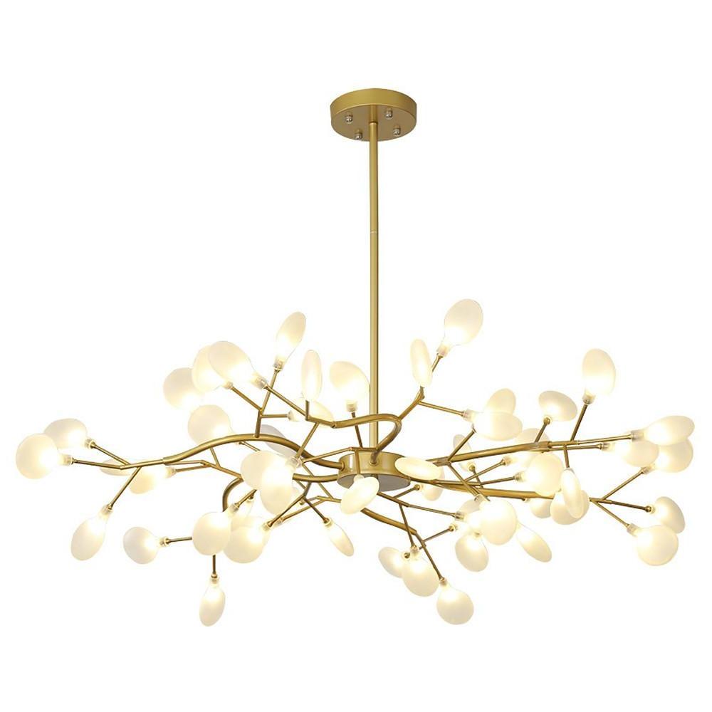 Modern White LED Firefly Pendant Light Fixture for Dining Room Decor