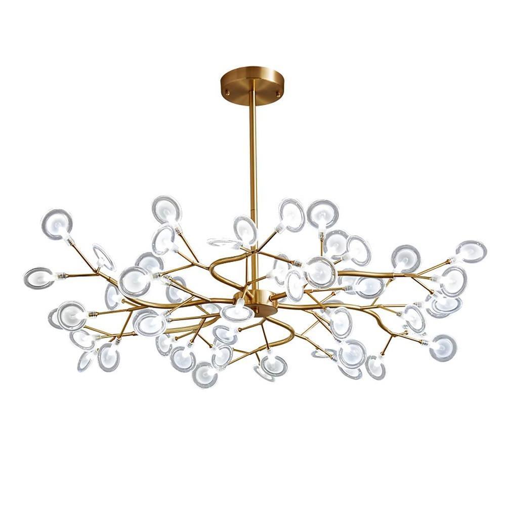 Modern White LED Firefly Pendant Light Fixture for Dining Room Decor