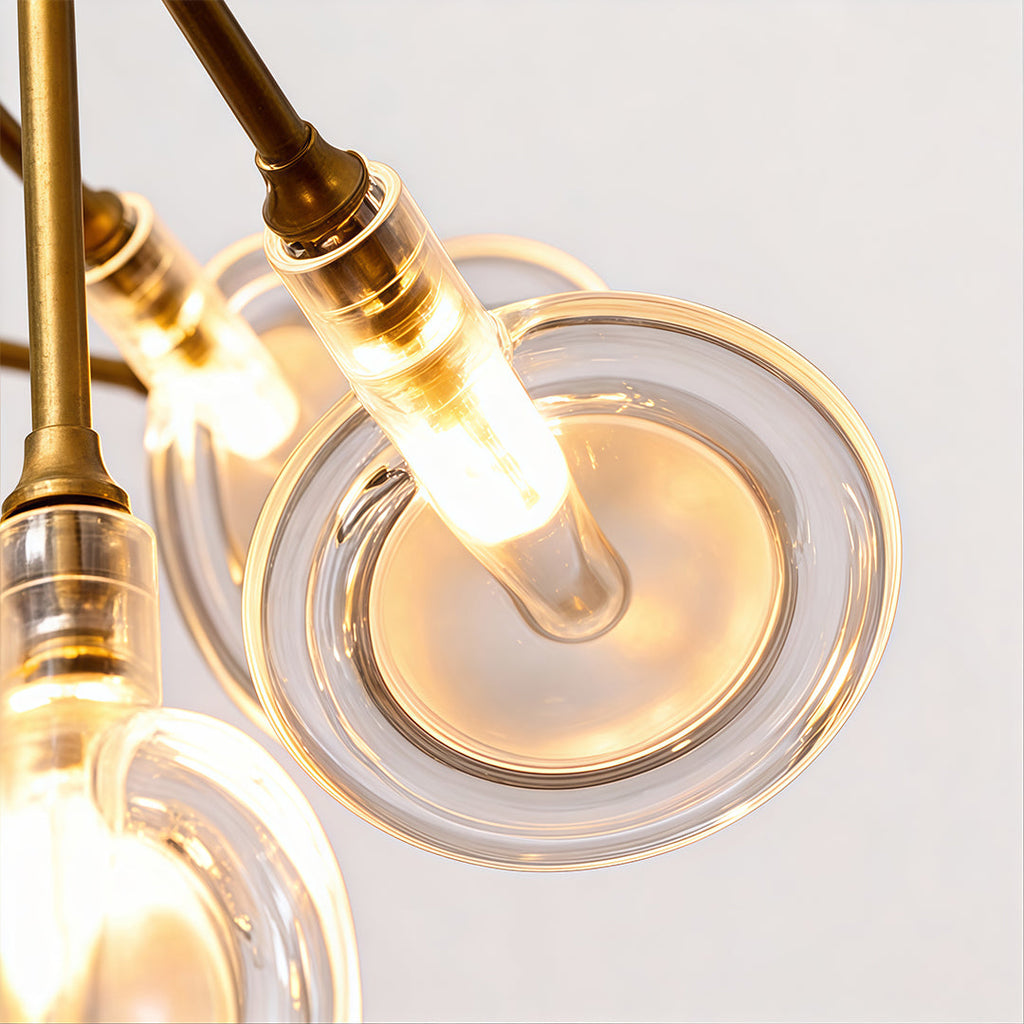 Modern White LED Firefly Pendant Light Fixture for Dining Room Decor