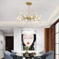 Modern White LED Firefly Pendant Light Fixture for Dining Room Decor