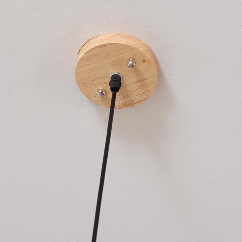 Rustic Fish Pendant Light in Bamboo for Farmhouse Kitchen & Dining Room