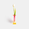 Elegant White Ceramic Fleur Vase for Modern Home Décor Accents