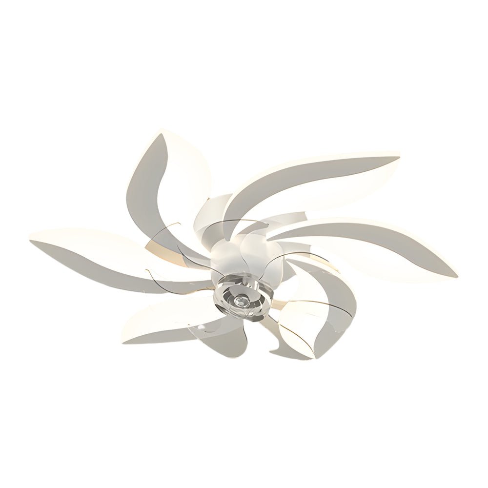 Modern Floral Design 3-Step Dimming Ceiling Fan with Light for Living Room