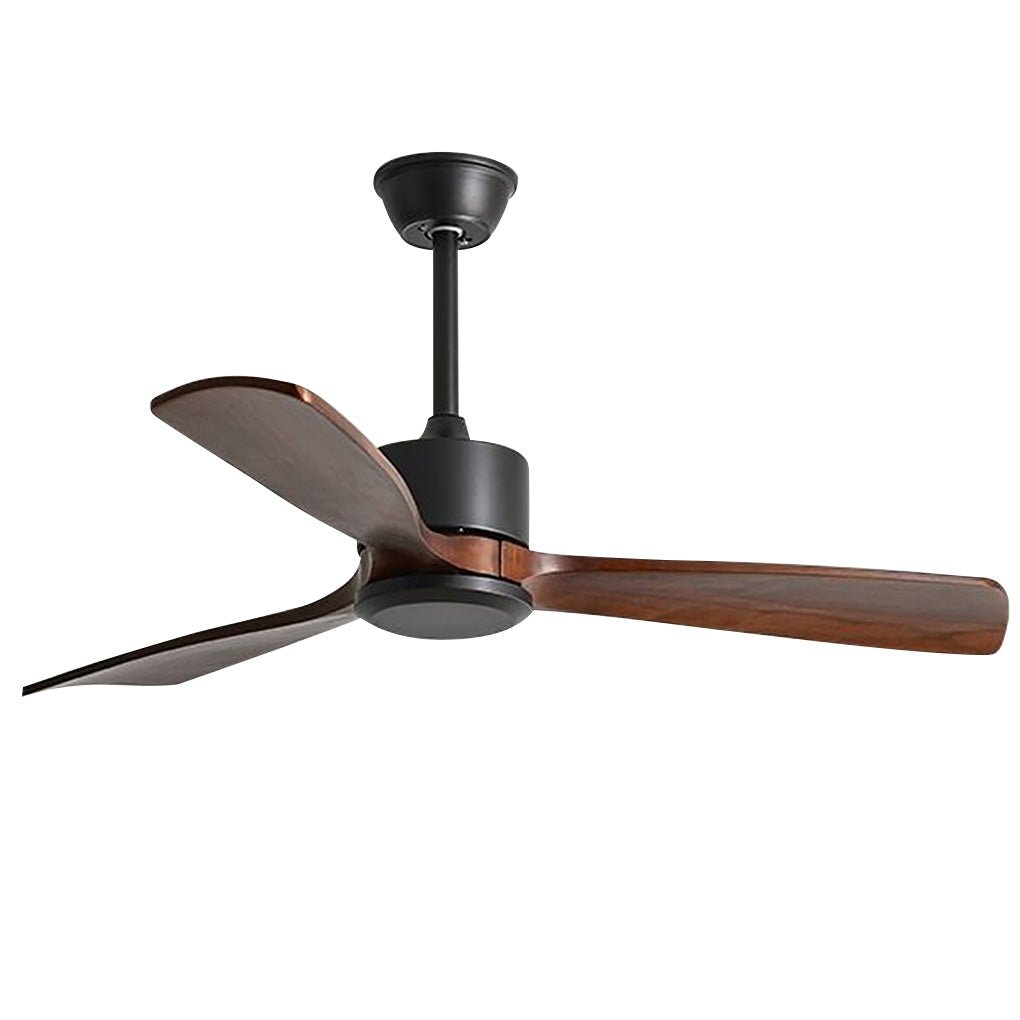 Modern White Remote Control Ceiling Fan with Adjustable Speed for Living Room