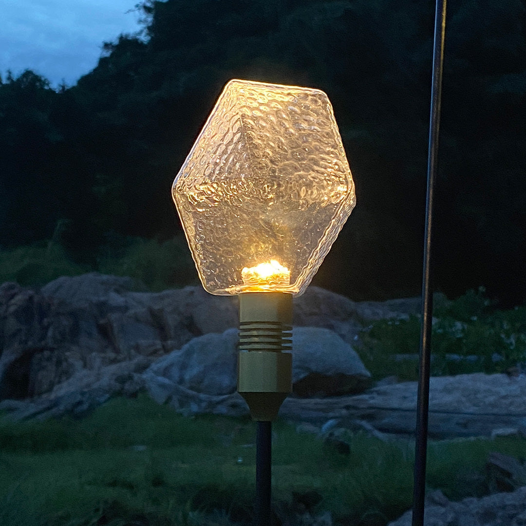 Elegant White LED Diamond Pathway Light for Outdoor Garden Walkway