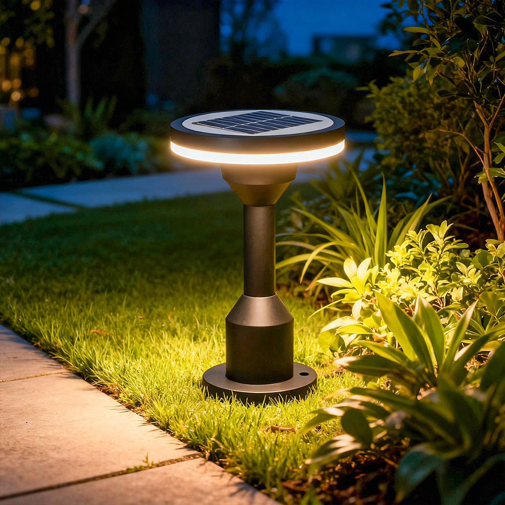 Elegant Solar-Powered Waterproof LED Garden Pathway Light for Outdoors
