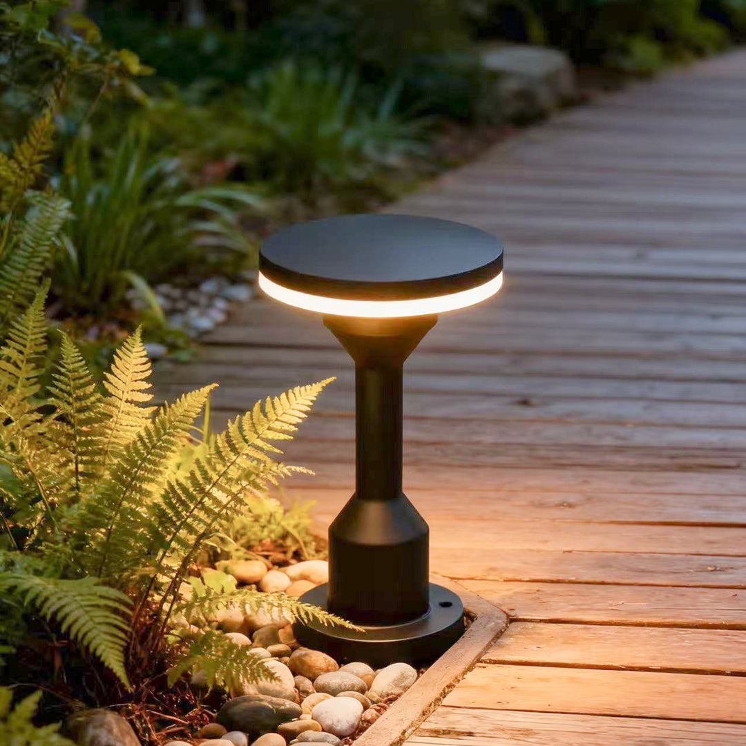 Elegant Solar-Powered Waterproof LED Garden Pathway Light for Outdoors