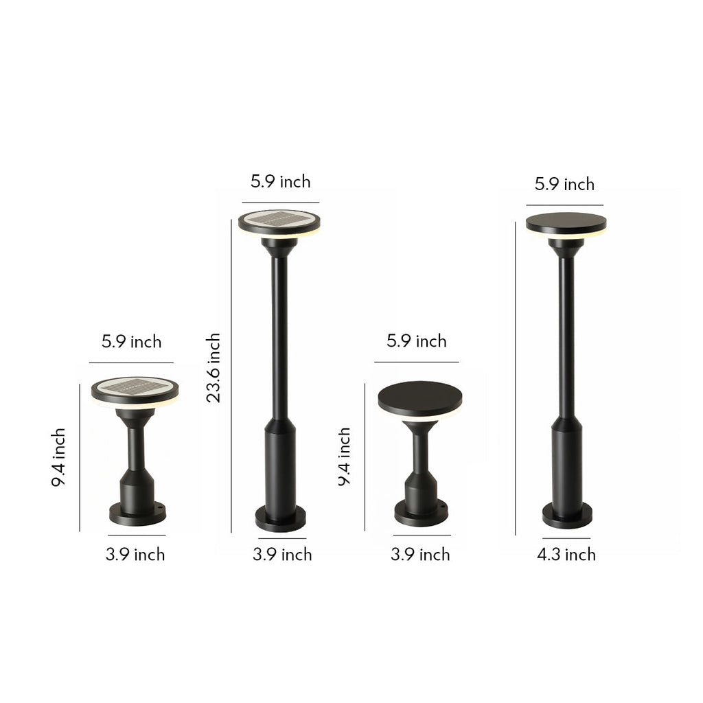 Elegant Solar-Powered Waterproof LED Garden Pathway Light for Outdoors