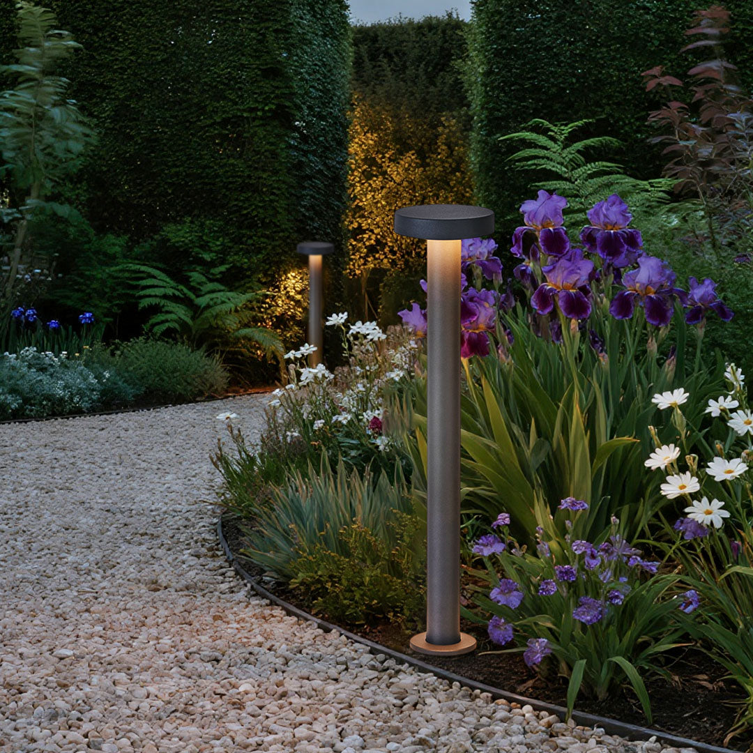 Waterproof LED Landscape Path Lights - Modern Stainless Steel Outdoor Lighting