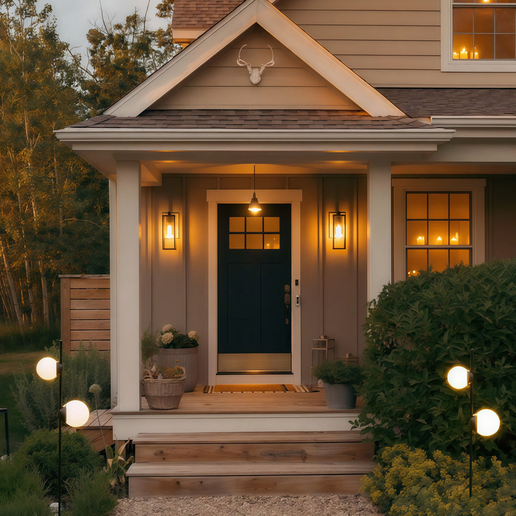Modern Minimalist Outdoor Round LED Ball Light for Garden Pathways