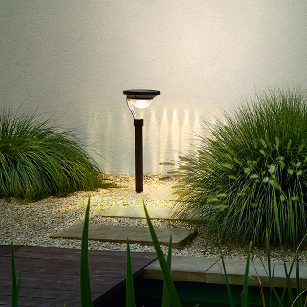 Modern Solar-Powered Garden Stake Lights - Floating Aura Outdoor Illumination