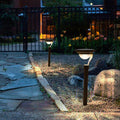 Modern Solar-Powered Garden Stake Lights - Floating Aura Outdoor Illumination