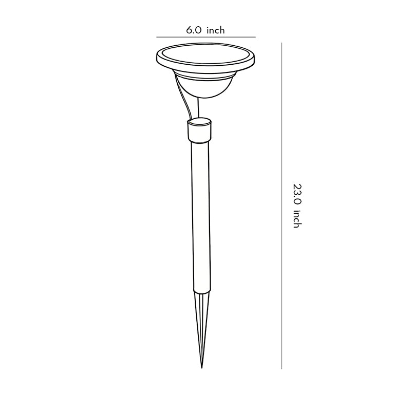 Modern Solar-Powered Garden Stake Lights - Floating Aura Outdoor Illumination