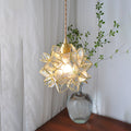 Elegant White Gardenia LED Pendant Light for Modern Dining & Living Room