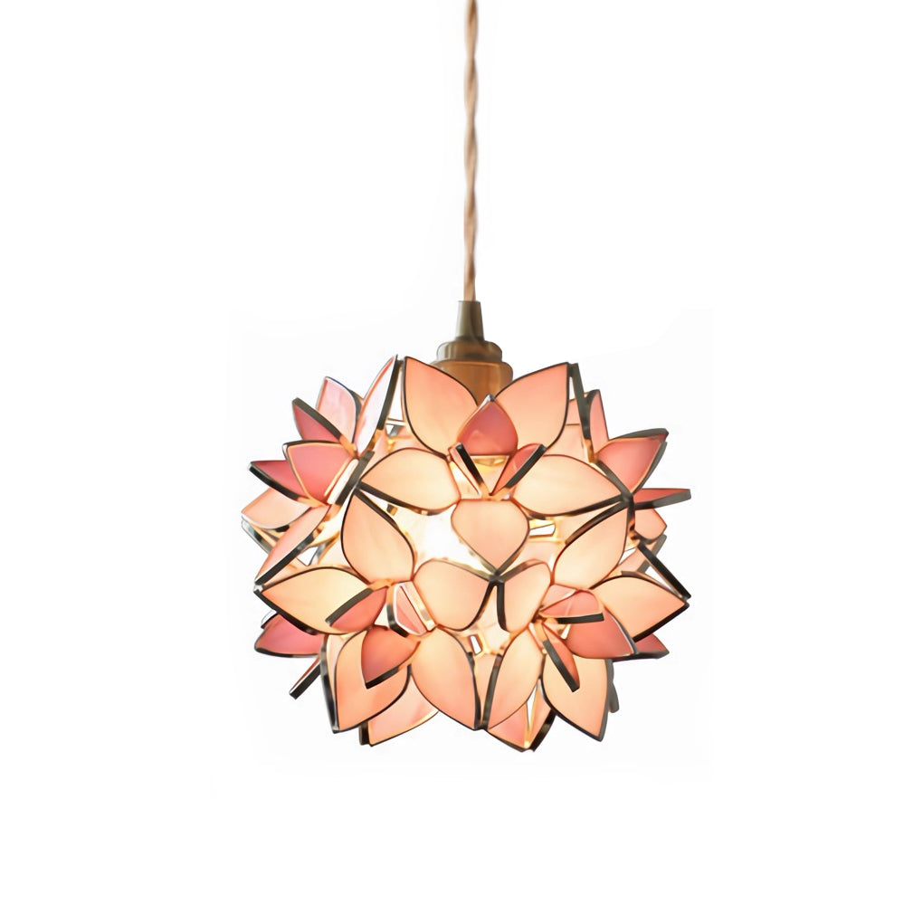 Elegant White Gardenia LED Pendant Light for Modern Dining & Living Room