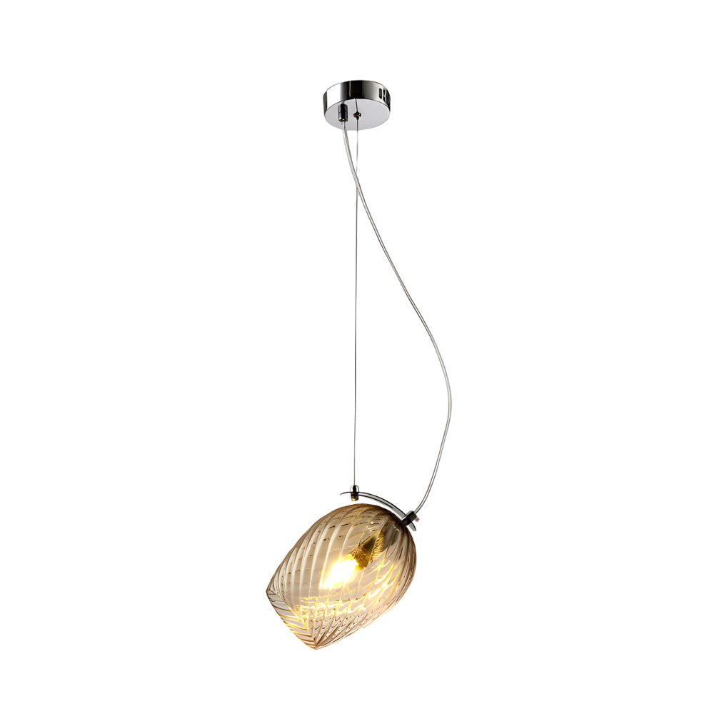 Adjustable Glass Flower Bud Pendant Light for Modern Nordic Home Decor
