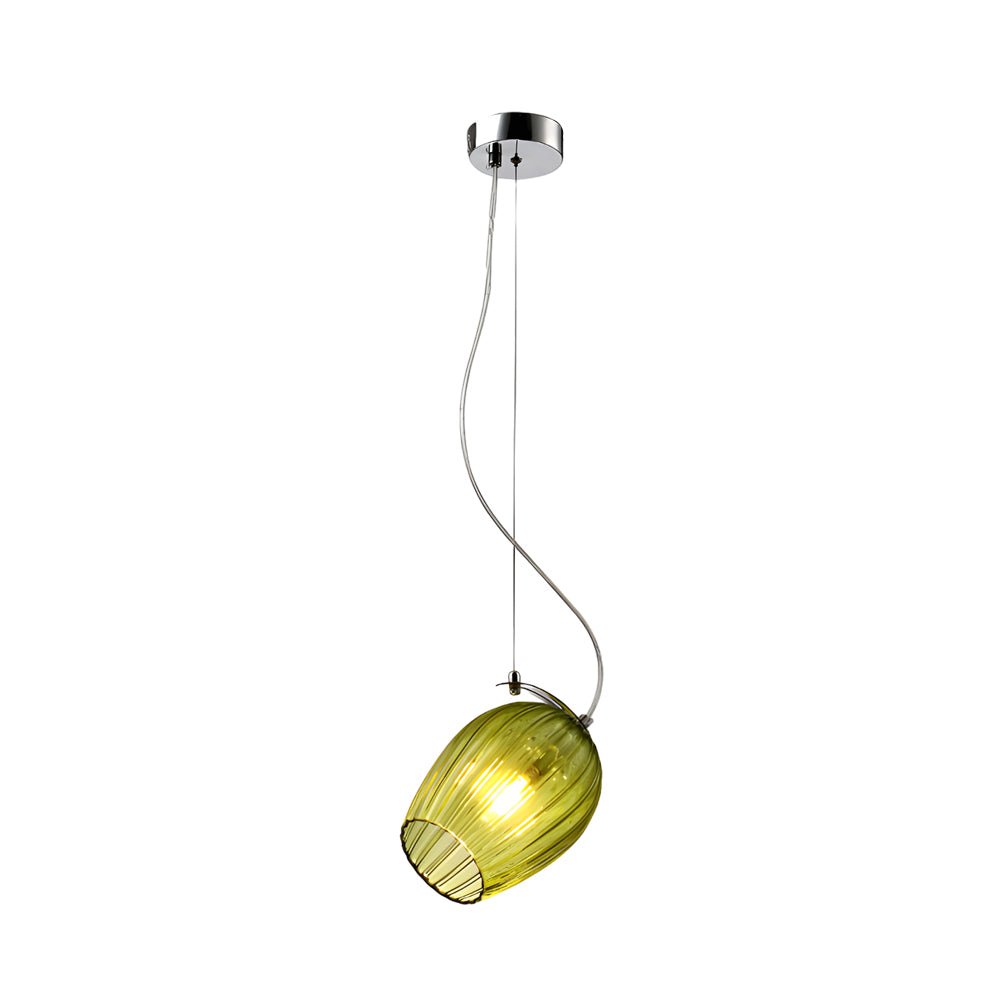 Adjustable Glass Flower Bud Pendant Light for Modern Nordic Home Decor
