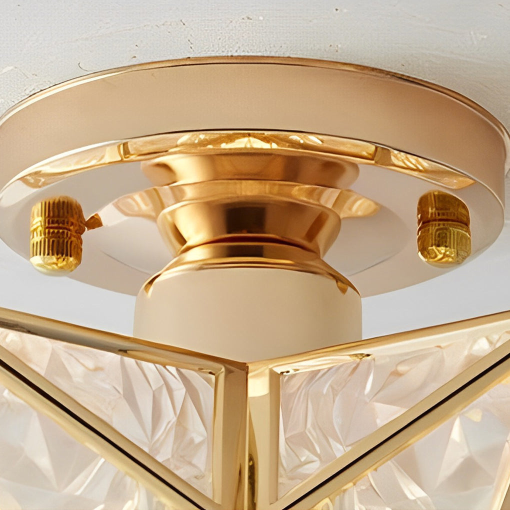 Modern Clear Glass Moravian Star Pendant Light for Entryway Illumination