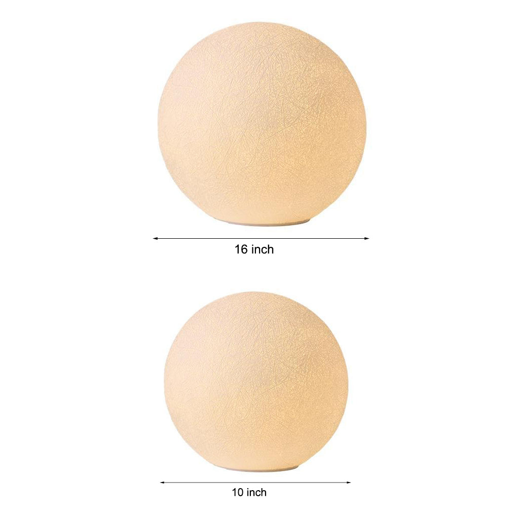Modern Waterproof White Globe LED Pillar Light for Outdoor Spaces